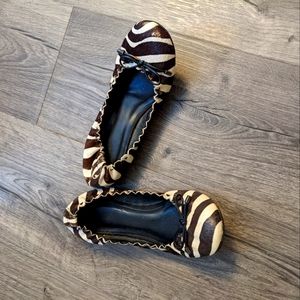 Zebra Flats Shoes
